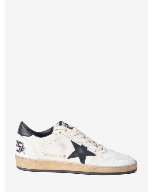 Golden Goose Deluxe Brand White Ball Star Sneakers for men