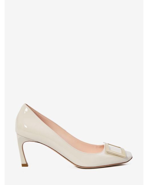 Roger Vivier Natural Belle Vivier Trompette Pumps