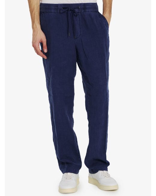 James Perse Blue Linen Pants for men