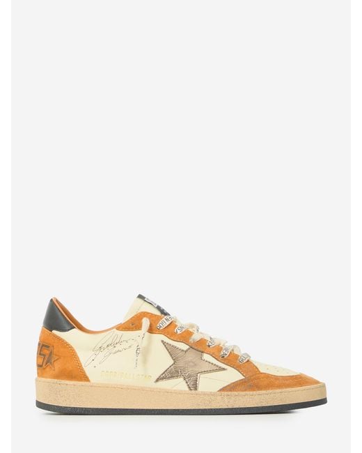 Golden Goose Deluxe Brand Natural Ball Star Sneakers for men