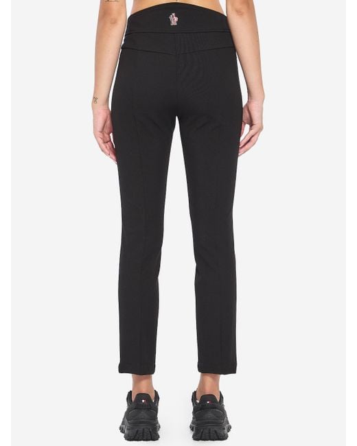 Moncler Blue Twill Pants