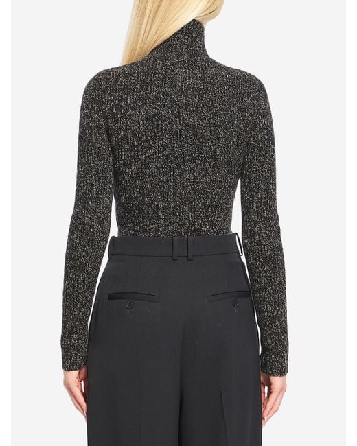 Max Mara Black Wool And Cashmere Sweater