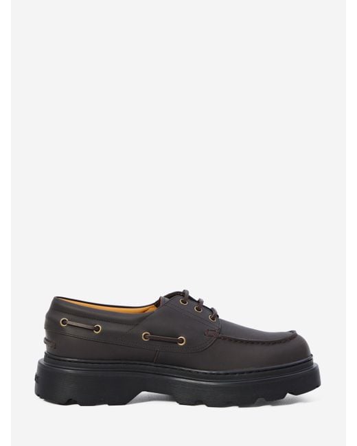 Tod's White Tank Tread Boat Loafer for men