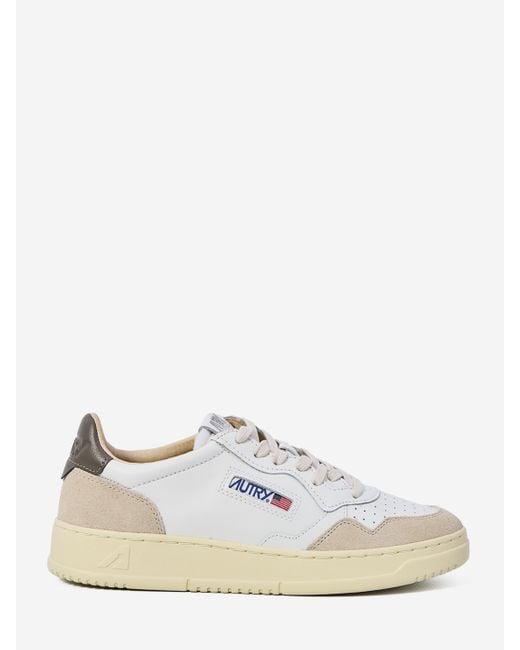 Autry White Medalist Sneakers for men
