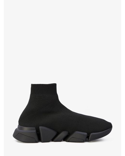 Balenciaga Black Speed 2.0 Stretch-knit Trainers for men