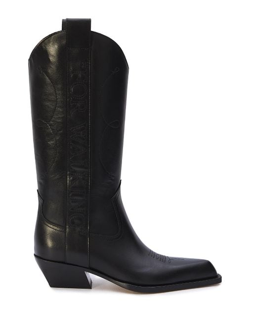 Off-White c/o Virgil Abloh Black For Walking Texan Boots