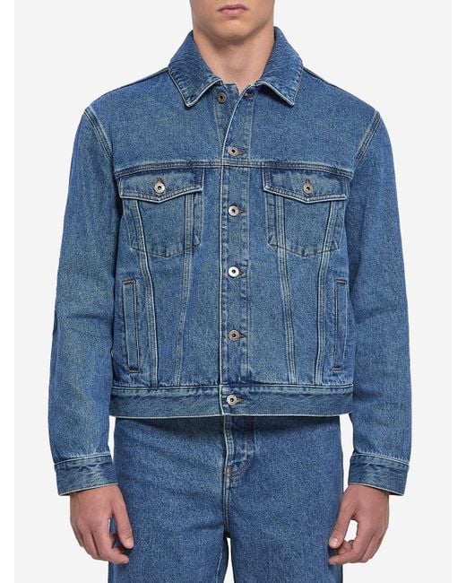 Loewe Blue Anagram Denim Jacket for men