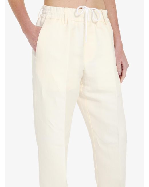 Pantaloni di Burberry in White