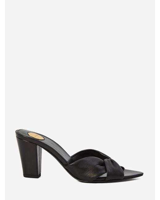 Saint Laurent Black Franciane Mules