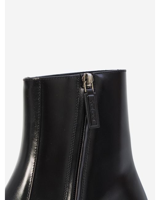 Saint Laurent Black Roman Boots for men