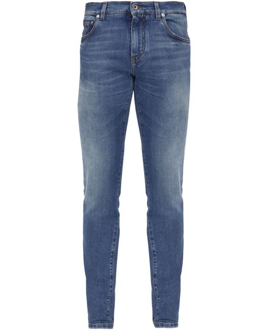 Jeans in denim di Dolce & Gabbana in Blue da Uomo