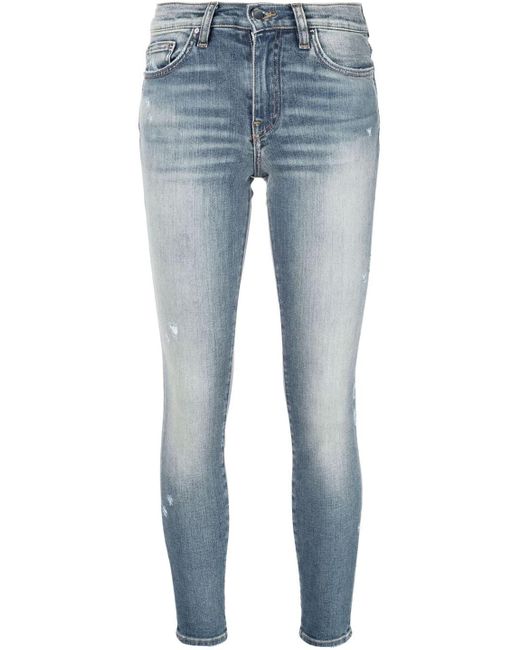 Amiri Denim Skinny Jeans in Light Blue (Blue) - Lyst