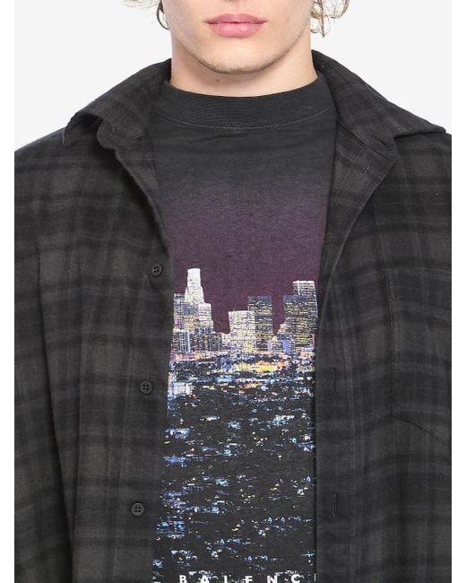 Balenciaga Black Layeredeffect Shirt for men
