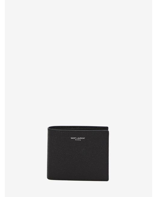 Saint Laurent White Eastwest Wallet for men