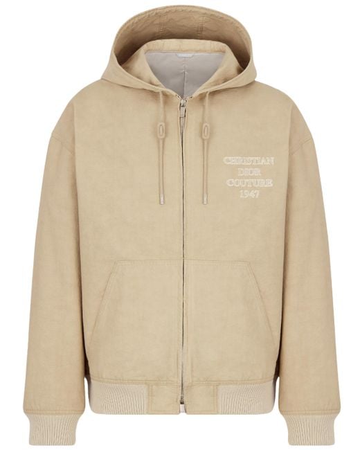 Dior Natural Christian Dior Couture Hooded Jacket for men