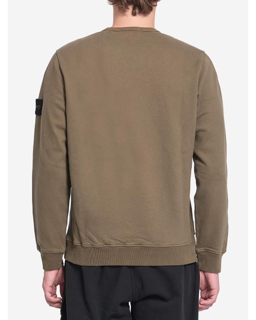 Felpa di Stone Island in Brown da Uomo