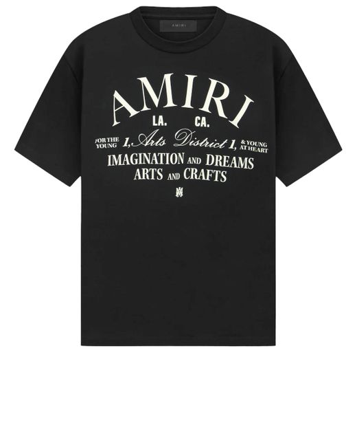 Amiri Black Arts District Tshirt for men