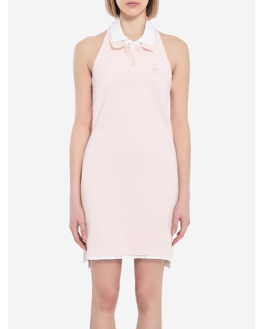 Alexander Wang Pink Layered Polostyle Mini Dress