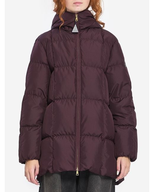 Moncler Purple Darbon Puffer Jacket