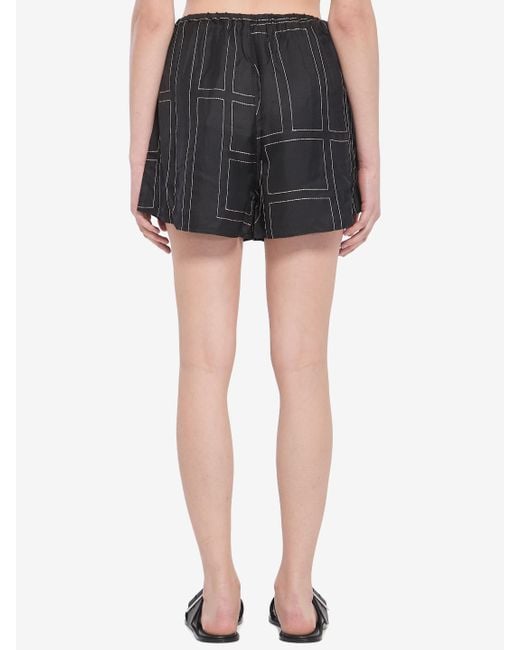 Shorts Monogram di Totême  in Black