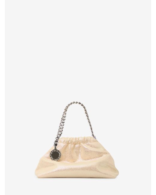 Stella McCartney Natural Falabella Mini Drawstring Bag