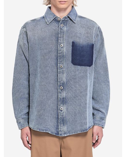 Camicia Denim di Loewe in Blue da Uomo