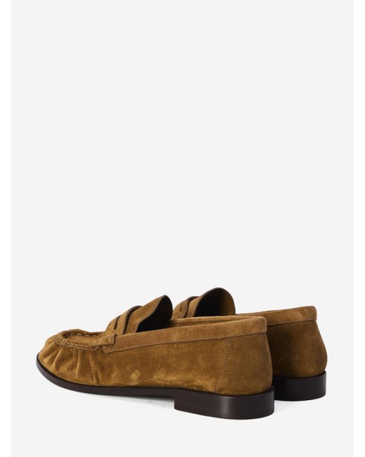 Saint Laurent Brown Le Loafer Mocassins for men