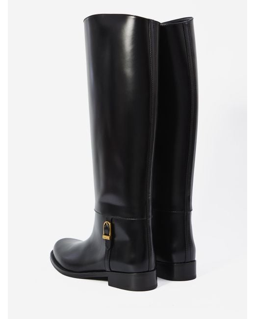 Saint Laurent Black Julia Boots