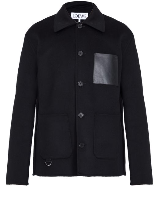 Loewe Black Workwear Jacket for men