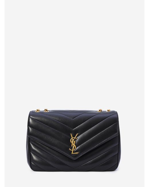 Saint Laurent Black Large Loulou Bag