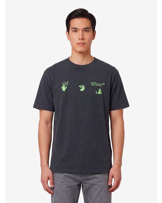 Off-White c/o Virgil Abloh Blue Bacco Arrow Skate Tshirt for men