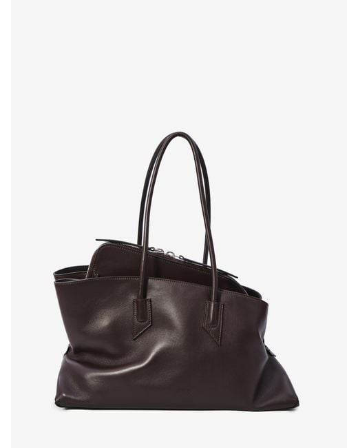 The Attico Black La Passeggiata Medium Bag
