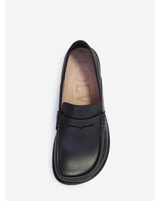 Loewe White Campo Flap Back Loafer for men