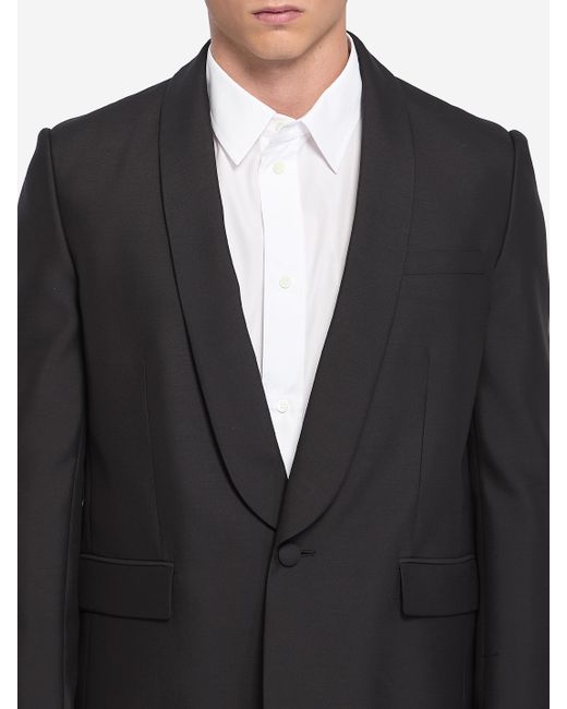 Loewe Black Wool And Silk Jacket for men