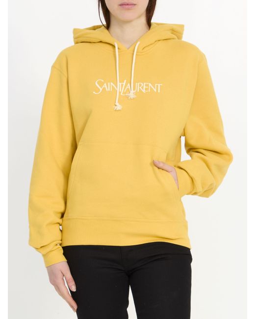 Saint Laurent Yellow Hoodie