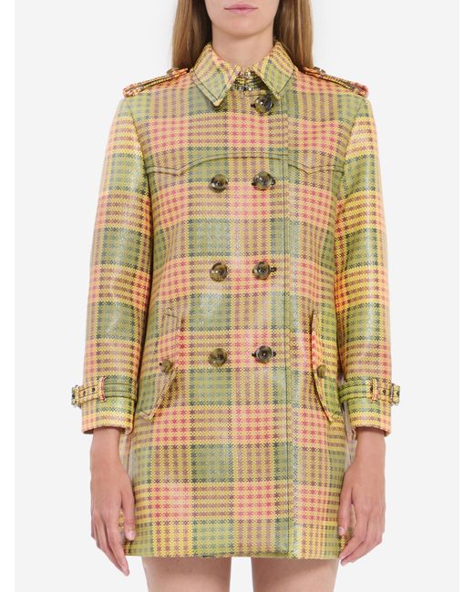 Burberry Natural Short Check Summerside Trench
