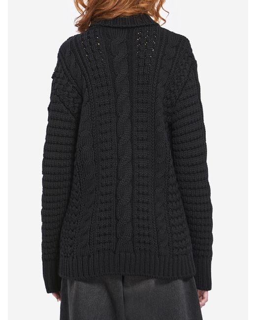 Moncler x Edward Enninful Black Ee72 Turtleneck Sweater Tricot