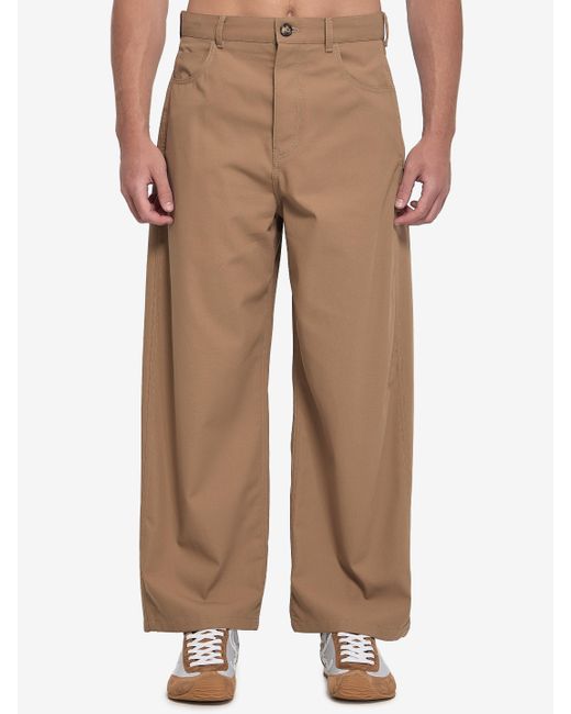 Loewe Natural Cotton Carpenter Trousers for men