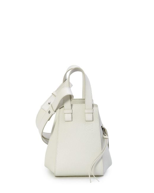 Loewe White Compact Hammock Bag
