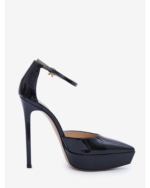 Gianvito Rossi Blue Kasia Platform Pumps