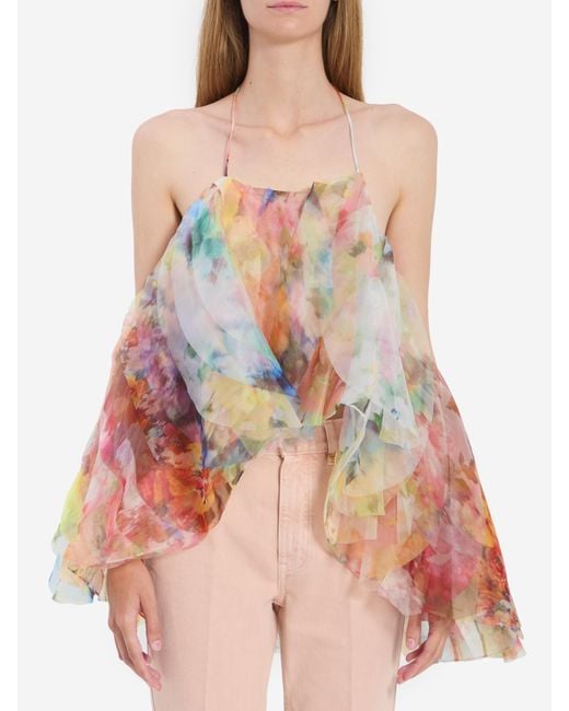 Zimmermann Pink Luna Top