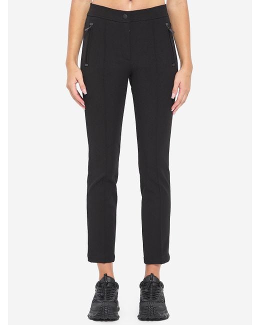 Moncler Blue Twill Pants
