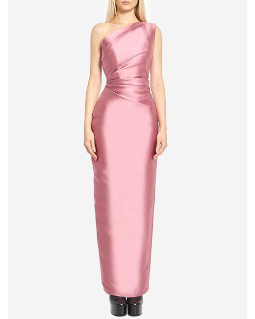 Solace London Pink Kira Maxi Dress