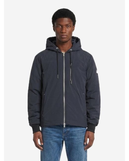 Moose Knuckles Blue Padded Northdale Bomber Jacket for men