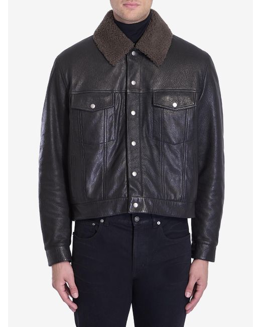 Saint Laurent Gray Short Jacket for men