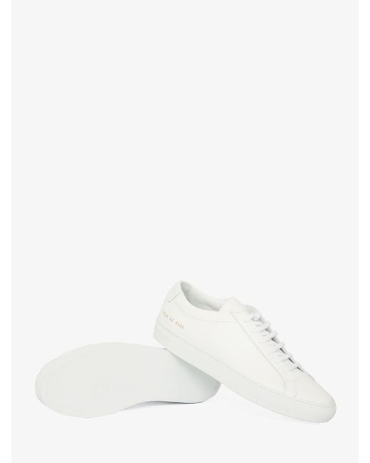 Common Projects White Original Achilles Low Sneakers for men
