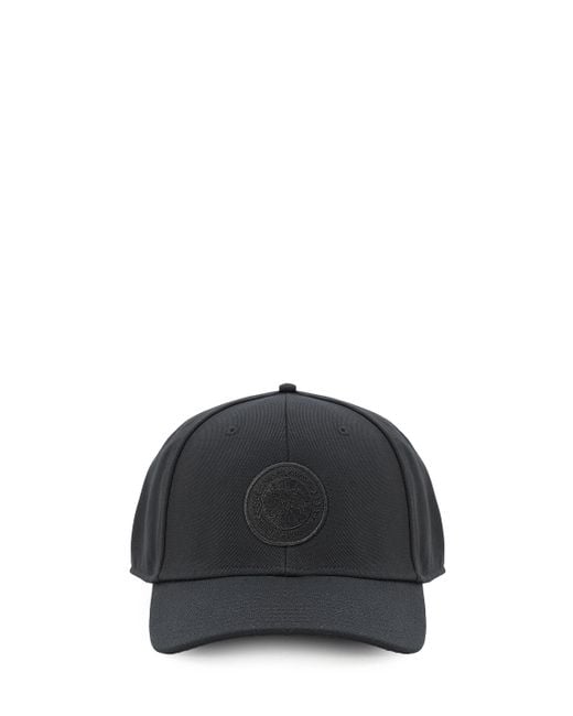 Cappello Con Logo di Canada Goose in Black da Uomo