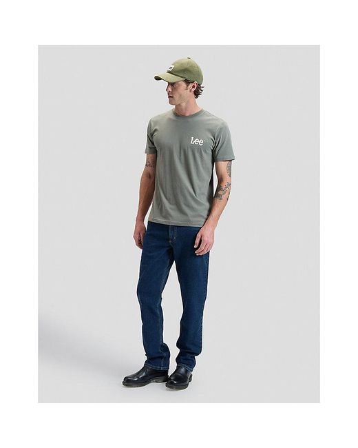 Lee Jeans Gray Regular Medium Wobbly Tee for men