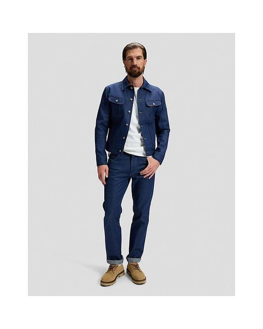 Lee Jeans Blue 101 Regular Rider Jacket for men