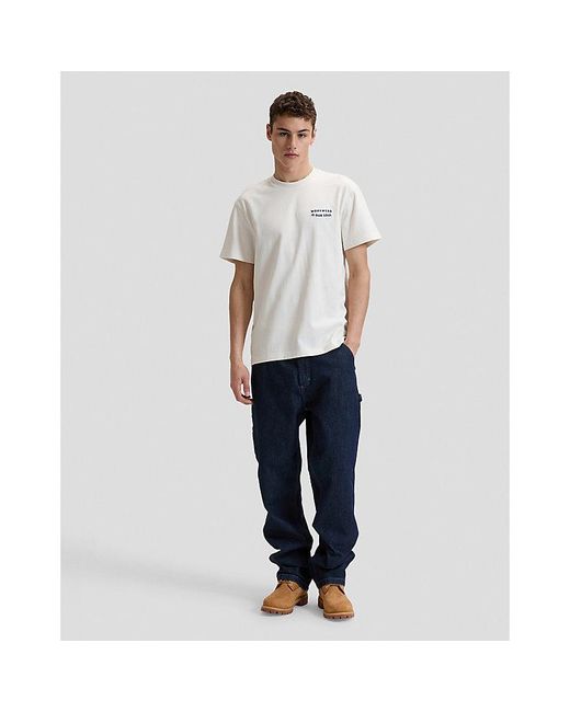 Lee Jeans White Workwear Soul Relaxed Tee for men